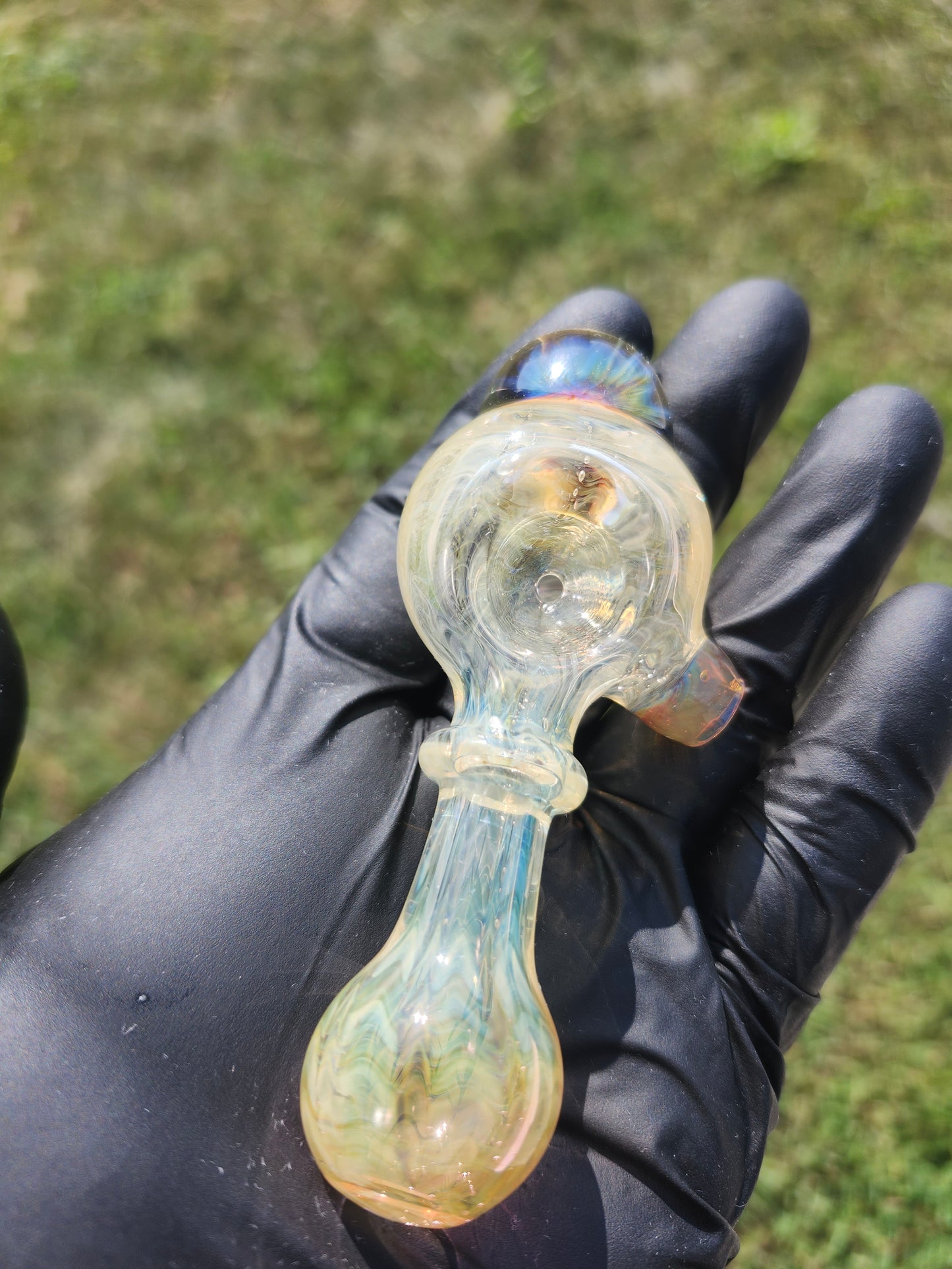 FREEEK FUMED SPOON W/ BRAIN MARBLE